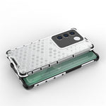 Custodia per telefono a nido d'ape antiurto per vivo V27 / V27 Pro, For vivo V27 / V27 Pro, For vivo V27e