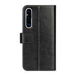 Per Sony Xperia 1 V R64 Custodia in pelle a conchiglia orizzontale con texture, For Sony Xperia 1 V