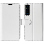 Per Sony Xperia 1 V R64 Custodia in pelle a conchiglia orizzontale con texture, For Sony Xperia 1 V