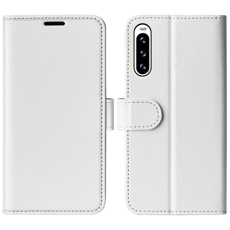 Per Sony Xperia 10 V R64 Custodia in pelle a conchiglia orizzontale con texture, For Sony Xperia 10 V