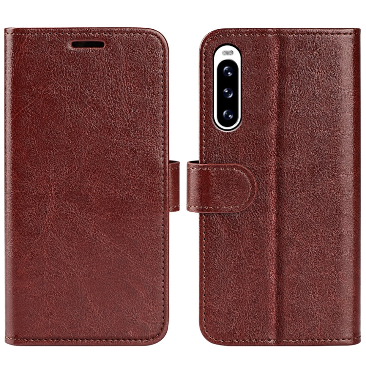 Per Sony Xperia 10 V R64 Custodia in pelle a conchiglia orizzontale con texture, For Sony Xperia 10 V
