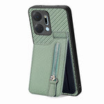 Custodia per telefono con cerniera verticale in fibra di carbonio, For Honor X7A, For Honor X8A, For Samsung Galaxy A22 5G, For Honor X9A