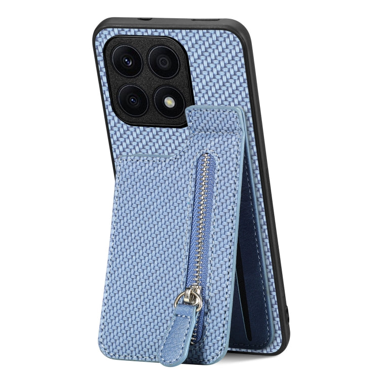 Custodia per telefono con cerniera verticale in fibra di carbonio, For Honor X7A, For Honor X8A, For Samsung Galaxy A22 5G, For Honor X9A