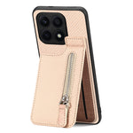 Custodia per telefono con cerniera verticale in fibra di carbonio, For Honor X7A, For Honor X8A, For Samsung Galaxy A22 5G, For Honor X9A