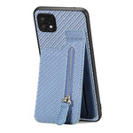 Custodia per telefono con cerniera verticale in fibra di carbonio, For Honor X7A, For Honor X8A, For Samsung Galaxy A22 5G, For Honor X9A