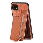 Custodia per telefono con cerniera verticale in fibra di carbonio, For Honor X7A, For Honor X8A, For Samsung Galaxy A22 5G, For Honor X9A