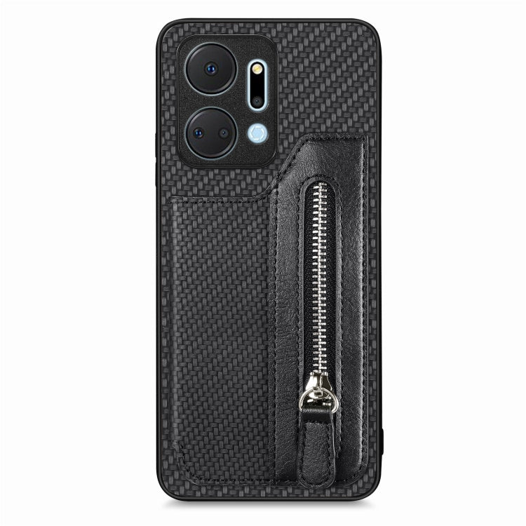 Custodia per cellulare a portafoglio con cerniera orizzontale in fibra di carbonio, For Honor X7A, For Honor X8A, For Xiaomi Poco X4 Pro 5G, For Samsung Galaxy A22 5G