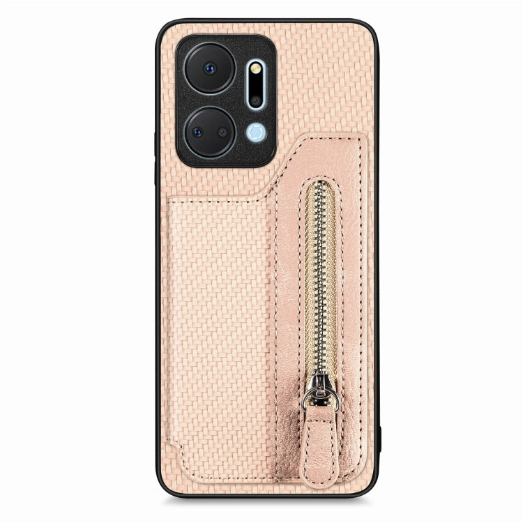 Custodia per cellulare a portafoglio con cerniera orizzontale in fibra di carbonio, For Honor X7A, For Honor X8A, For Xiaomi Poco X4 Pro 5G, For Samsung Galaxy A22 5G