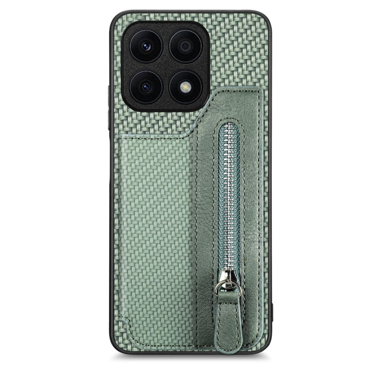 Custodia per cellulare a portafoglio con cerniera orizzontale in fibra di carbonio, For Honor X7A, For Honor X8A, For Xiaomi Poco X4 Pro 5G, For Samsung Galaxy A22 5G