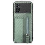 Custodia per cellulare a portafoglio con cerniera orizzontale in fibra di carbonio, For Honor X7A, For Honor X8A, For Xiaomi Poco X4 Pro 5G, For Samsung Galaxy A22 5G