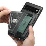 Custodia per telefono in PU con supporto per cinturino da polso per portafoglio per carte Suteni H13, For Googel Pixel 6, For Googel Pixel 6 Pro, For Googel Pixel 6a, For Googel Pixel 7 5G, For Googel Pixel 7 Pro 5G, For Googel Pixel 7a