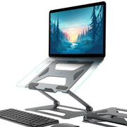 Boneruy P18 Supporto da scrivania ergonomico in alluminio per laptop da 14-17,3 pollici, P18