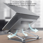Boneruy P18 Supporto da scrivania ergonomico in alluminio per laptop da 14-17,3 pollici, P18