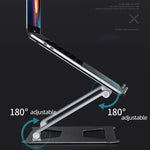 Boneruy P18 Supporto da scrivania ergonomico in alluminio per laptop da 14-17,3 pollici, P18