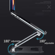 Boneruy P18 Supporto da scrivania ergonomico in alluminio per laptop da 14-17,3 pollici, P18