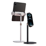 Boneruy P21 Supporto da tavolo per tablet con telefono rotante regolabile e sollevabile, P21