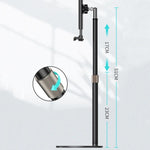 Boneruy P21 Supporto da tavolo per tablet con telefono rotante regolabile e sollevabile, P21