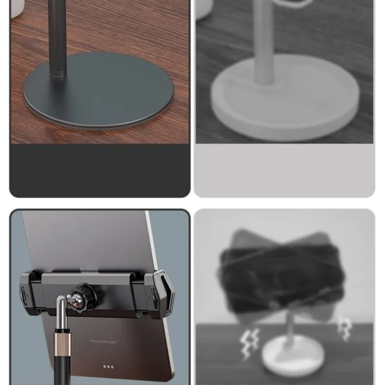 Boneruy P21 Supporto da tavolo per tablet con telefono rotante regolabile e sollevabile, P21