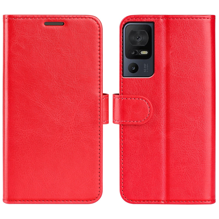 Per TCL 40 SE R64 Custodia per cellulare orizzontale in pelle a conchiglia, For TCL 40 SE