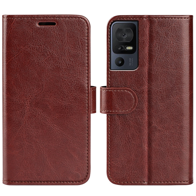Per TCL 40 SE R64 Custodia per cellulare orizzontale in pelle a conchiglia, For TCL 40 SE