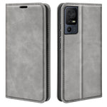 Per TCL 40 SE Custodia per telefono in pelle con aspirazione magnetica retro-pelle, For TCL 40 SE
