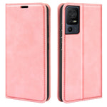 Per TCL 40 SE Custodia per telefono in pelle con aspirazione magnetica retro-pelle, For TCL 40 SE