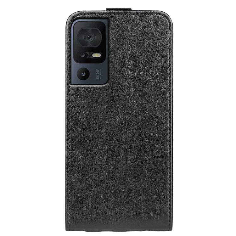 Per TCL 40 SE R64 Custodia per telefono in pelle con vibrazione verticale Texture, For TCL 40 SE