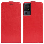 Per TCL 40 SE R64 Custodia per telefono in pelle con vibrazione verticale Texture, For TCL 40 SE