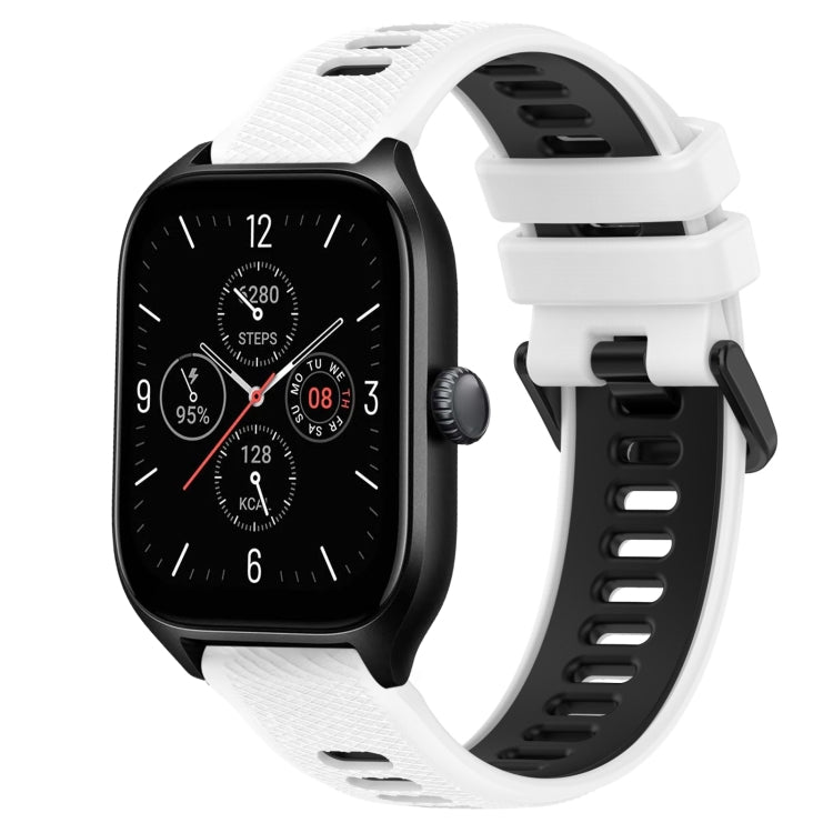 Cinturino sportivo in silicone bicolore da 20 mm, For Amazfit GTS 4, For Amazfit GTS 3