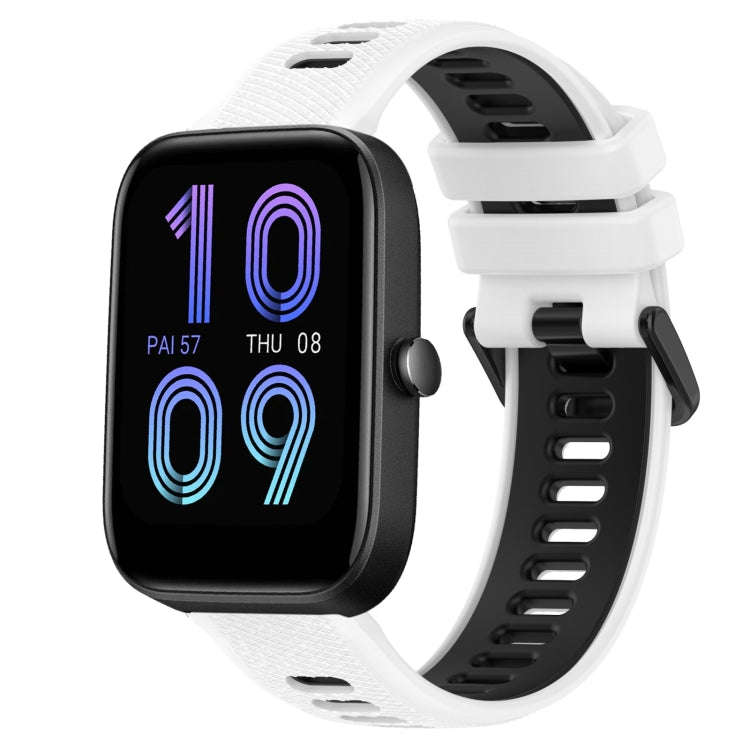 Cinturino sportivo in silicone bicolore da 20 mm, For Amazfit Bip3, For Amazfit Bip 1S