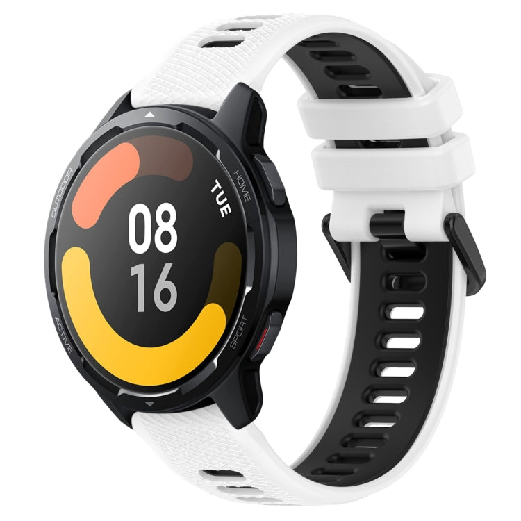 Cinturino sportivo in silicone bicolore da 22 mm, For Xiaomi Watch S1 Active, For Xiaomi MI Watch Color 2