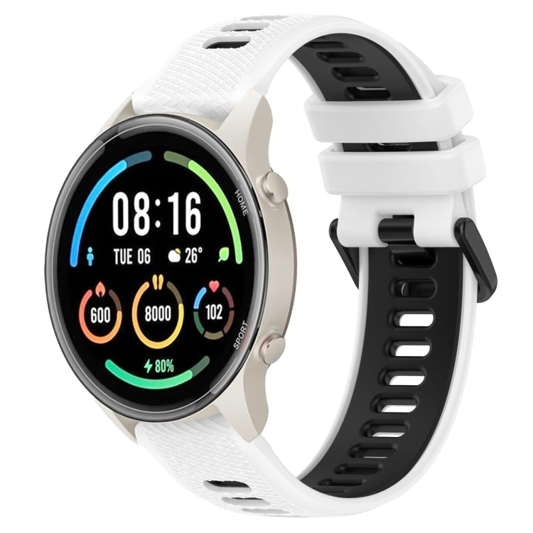 Cinturino sportivo in silicone bicolore da 22 mm, For Xiaomi MI Watch Sport, For Xiaomi MI Watch Color