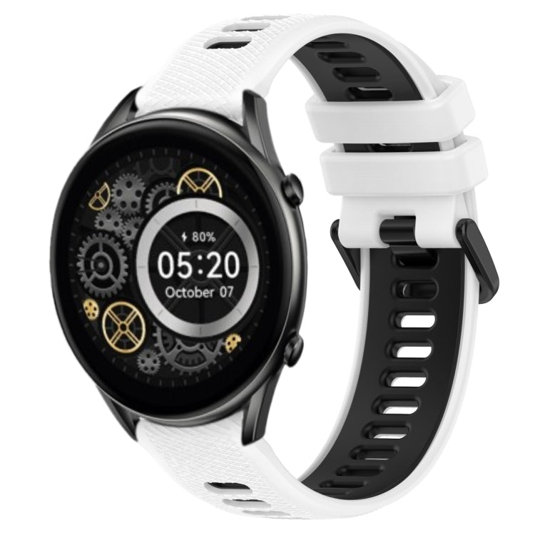 Cinturino sportivo in silicone bicolore da 22 mm, For Xiaomi Haylou RT2 LS10, For  Xiaomi Haylou RS4 LS12