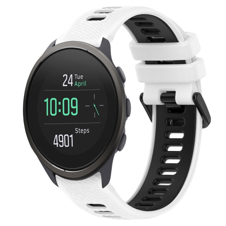 Cinturino sportivo in silicone bicolore da 22 mm, For SUUNTO 5 Peak