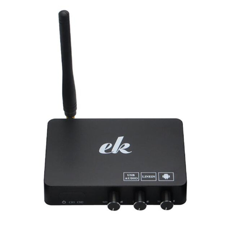 Home TV Rete Karaoke Set di apparecchiature per cantare Scheda audio Microfono wireless Computer Karaoke KTV Set-top Box, black