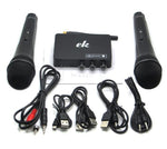 Set Karaoke con Scheda Audio e Microfono Wireless