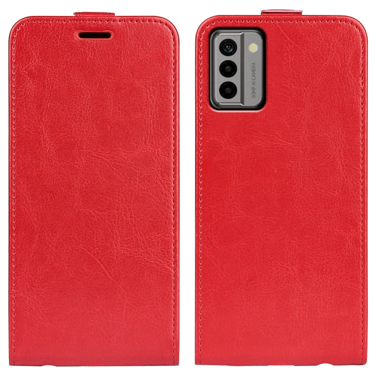 Per Nokia G22 R64 Custodia per telefono in pelle con vibrazione verticale Texture, For Nokia G22