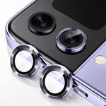 Per Samsung Galaxy Z Flip4 / W23 Flip ENKAY Hat-Prince 9H Obiettivo fotocamera posteriore Pellicola in vetro temperato in lega di alluminio, For Samsung Galaxy Z Flip4 / W23 Flip