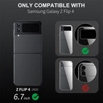 Per Samsung Galaxy Z Flip4 / W23 Flip ENKAY Hat-Prince 9H Obiettivo fotocamera posteriore Pellicola in vetro temperato in lega di alluminio, For Samsung Galaxy Z Flip4 / W23 Flip