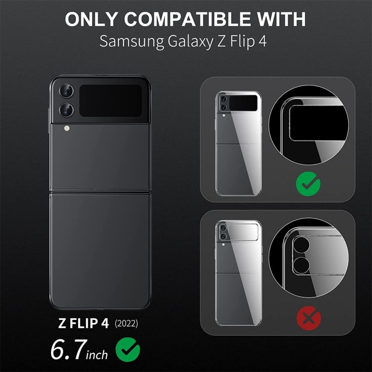 Per Samsung Galaxy Z Flip4 / W23 Flip ENKAY Hat-Prince 9H Obiettivo fotocamera posteriore Pellicola in vetro temperato in lega di alluminio, For Samsung Galaxy Z Flip4 / W23 Flip