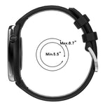 Cinturino per orologio con fibbia in acciaio siliconato a due colori con trama incrociata da 22 mm, For Amazfit GTS 2E, For Amazfit GTS 2 Mini