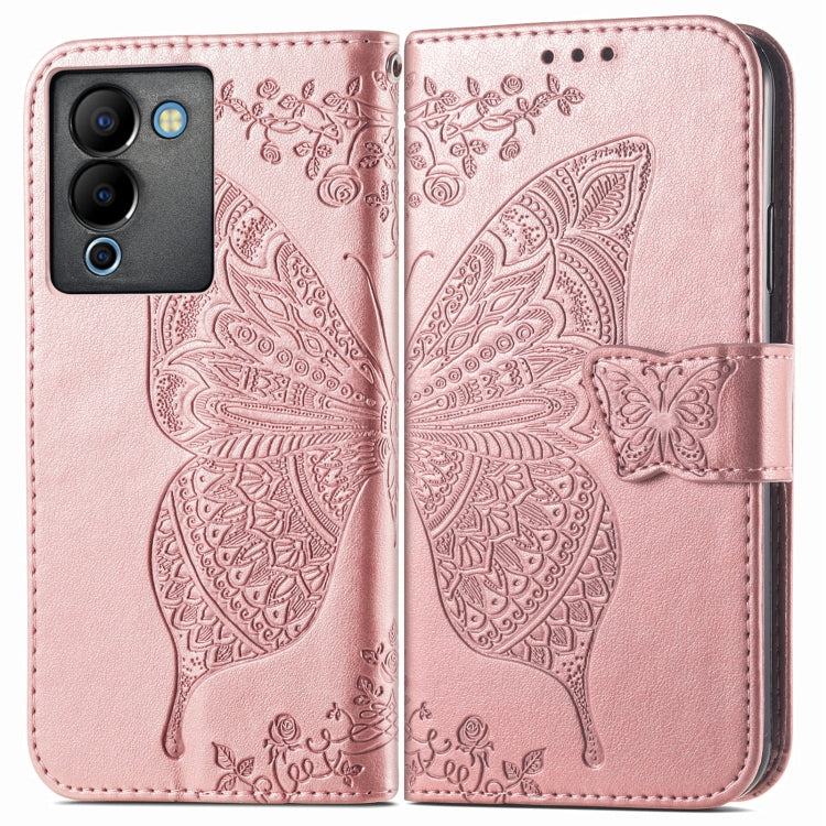 Custodia per telefono in pelle goffrata farfalla amore fiore, For Infinix Note 12 G96, For OnePlus Ace 2, For Realme C55
