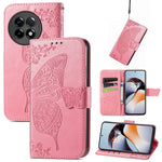 Custodia per telefono in pelle goffrata farfalla amore fiore, For Infinix Note 12 G96, For OnePlus Ace 2, For Realme C55