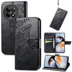 Custodia per telefono in pelle goffrata farfalla amore fiore, For Infinix Note 12 G96, For OnePlus Ace 2, For Realme C55