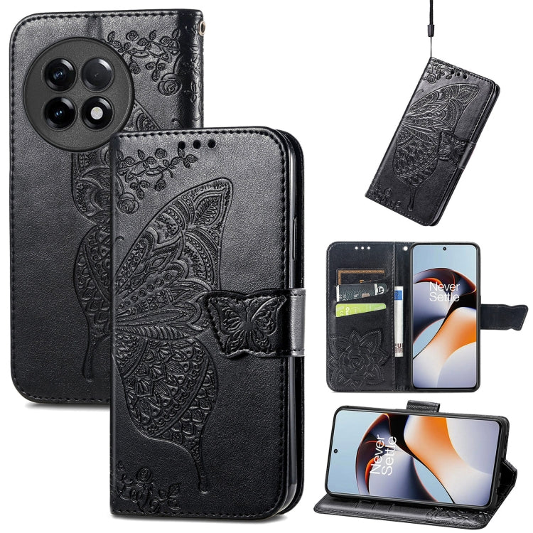 Custodia per telefono in pelle goffrata farfalla amore fiore, For Infinix Note 12 G96, For OnePlus Ace 2, For Realme C55