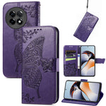 Custodia per telefono in pelle goffrata farfalla amore fiore, For Infinix Note 12 G96, For OnePlus Ace 2, For Realme C55