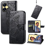 Custodia per telefono in pelle goffrata farfalla amore fiore, For Infinix Note 12 G96, For OnePlus Ace 2, For Realme C55