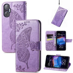 Custodia per telefono in pelle goffrata farfalla amore fiore, For Tecno Pova Neo 5G, For ZTE Blade A52, For Samsung Galaxy A14 4G