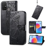 Custodia per telefono in pelle goffrata farfalla amore fiore, For Tecno Pova Neo 5G, For ZTE Blade A52, For Samsung Galaxy A14 4G