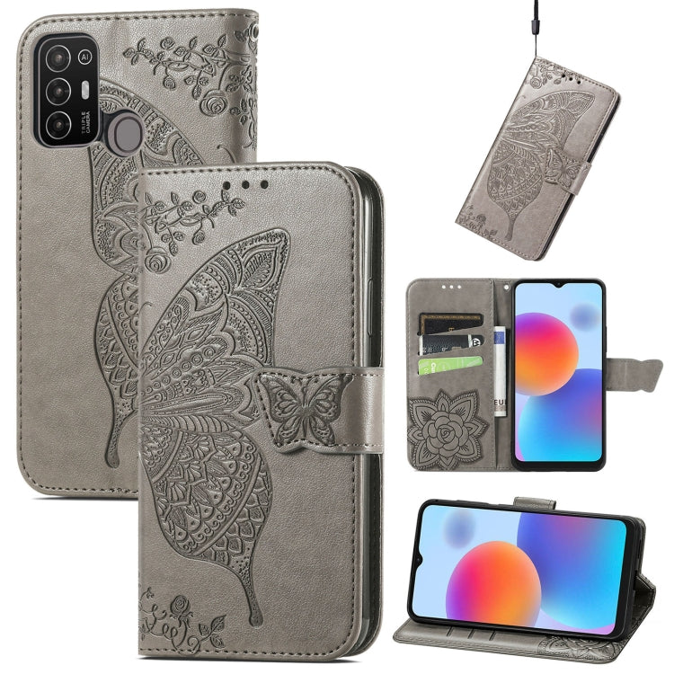 Custodia per telefono in pelle goffrata farfalla amore fiore, For Tecno Pova Neo 5G, For ZTE Blade A52, For Samsung Galaxy A14 4G